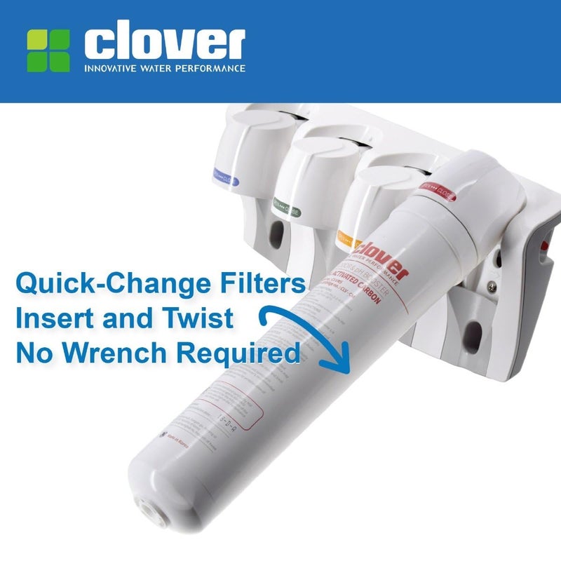 Aquverse Clover Reverse Osmosis Membrane Replacement Filter for Under-Sink RO System